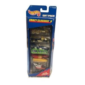 5 Car Gift Pack Hot Wheels Crazy Classics II 1997 Mattel 1:64 Scale NEW SEALED